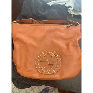 Gucci Tan Leather Shoulder Bag